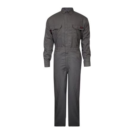 NATIONAL SAFETY APPAREL TECGEN Select 8 cal Flame Resistant Coveralls, 3XL, Gray,  TCG02150877